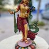 White Tara dorada de pie - Imagen 5