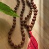 Japamala Rudraksha anudado - Imagen 2